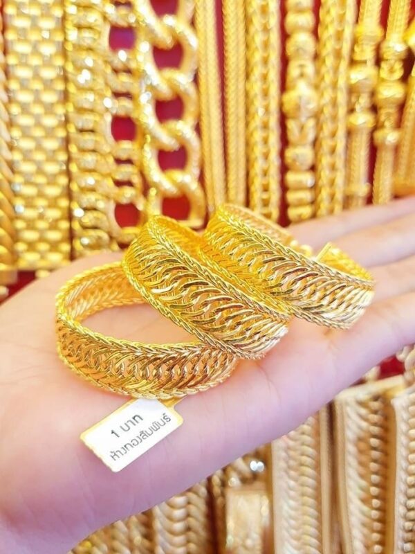 23K Thailand Gold Artisan III Bracelet