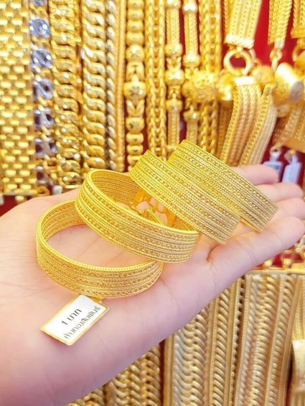 23K Thailand Gold Artisan II Bracelet