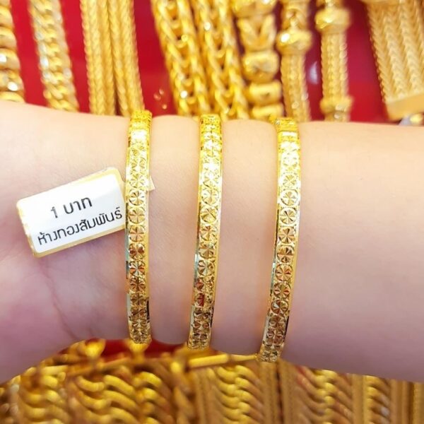 23K Thailand Gold Luxurious Bracelet Bangle