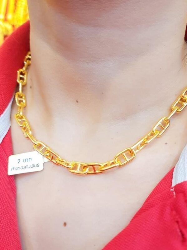 23K Thailand Gold Chain Necklace