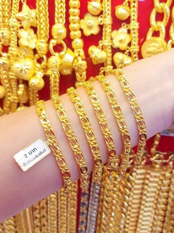 23k Thailand Gold Soft Touch Chain Gold Bracelet