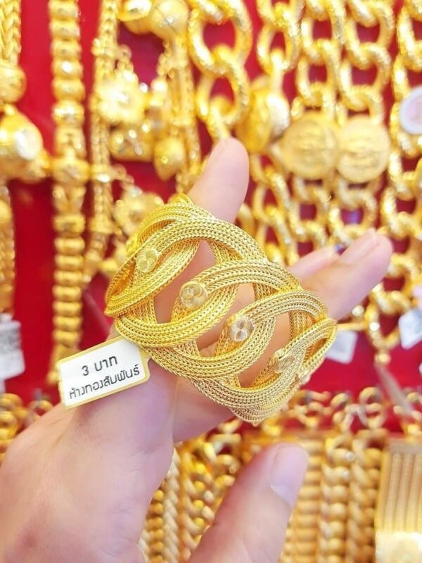 23K Thailand Gold Spherical 2024 Designe Gold Bracelet - Image 2