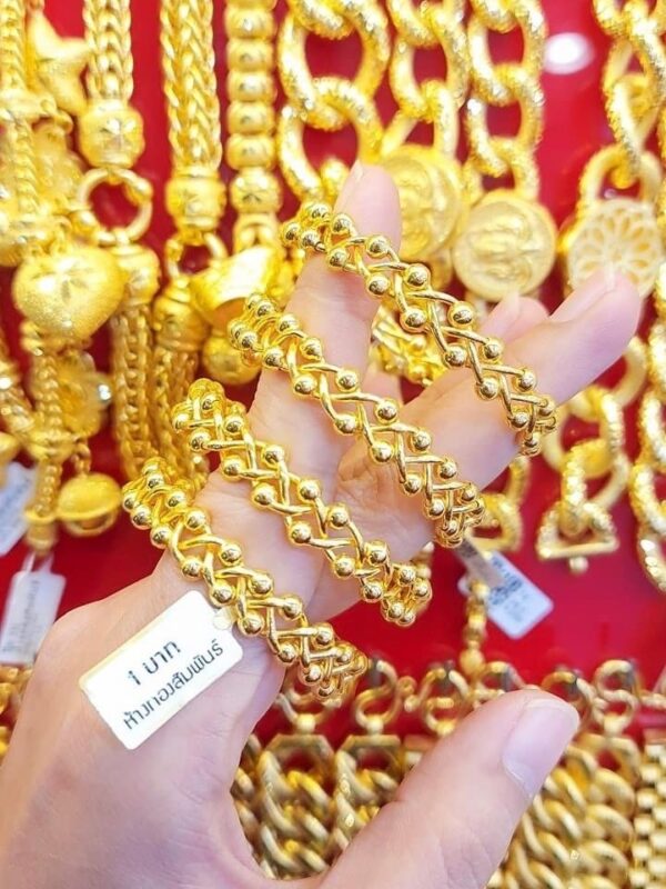 23K Thailand Gold B10 Gold Bracelet - Image 2