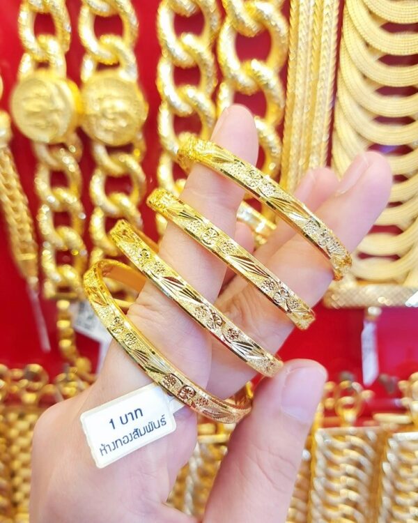 23k Thailand Gold Bangle 005