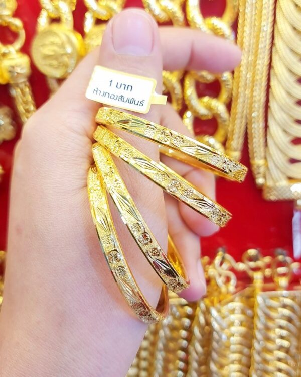 23k Thailand Gold Bangle 005 - Image 3