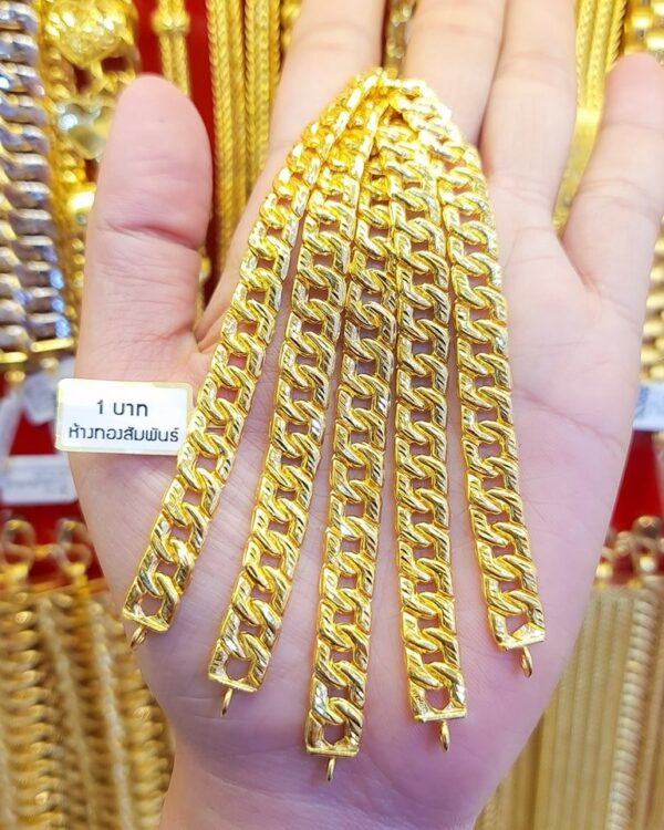 23K Thailand Gold Bracelet Chain Pattern (1 Baht)