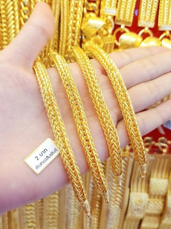 Pure Thailand 23K Gold Thick Gold Cord - Image 2