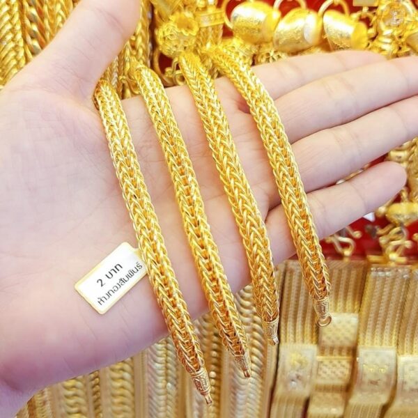 Pure Thailand 23K Gold Thick Gold Cord - Image 3