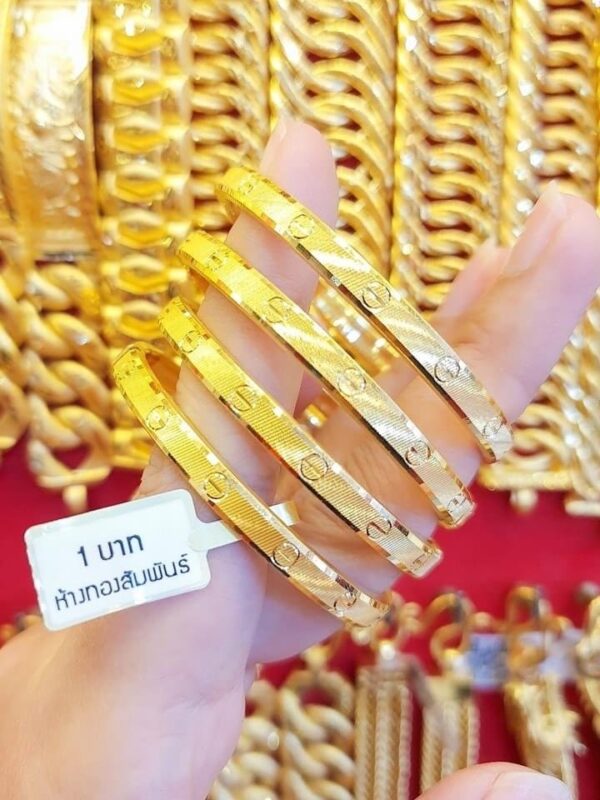 Pure Thailand 23K Gold Bangle - Image 2