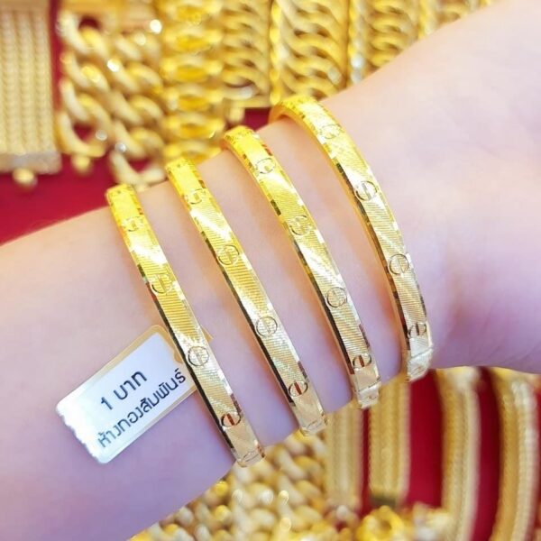 Pure Thailand 23K Gold Bangle