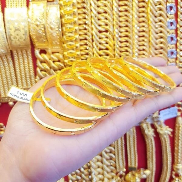 Pure Thailand 23K Gold Bangle - Image 4