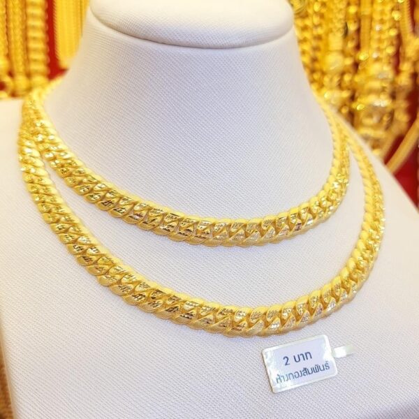 Thailand Gold 23K Gold Luxury Chain. - Image 2