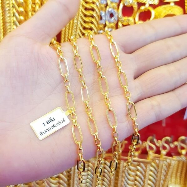 Pure Thailand Gold 23K Chain ladies bracelet - Image 4