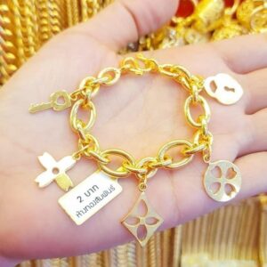 Solid 23K Gold Bracelet 30.4g.
