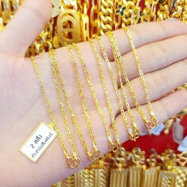 Thailand Gold Chain 23K. Genuine Style - Image 3