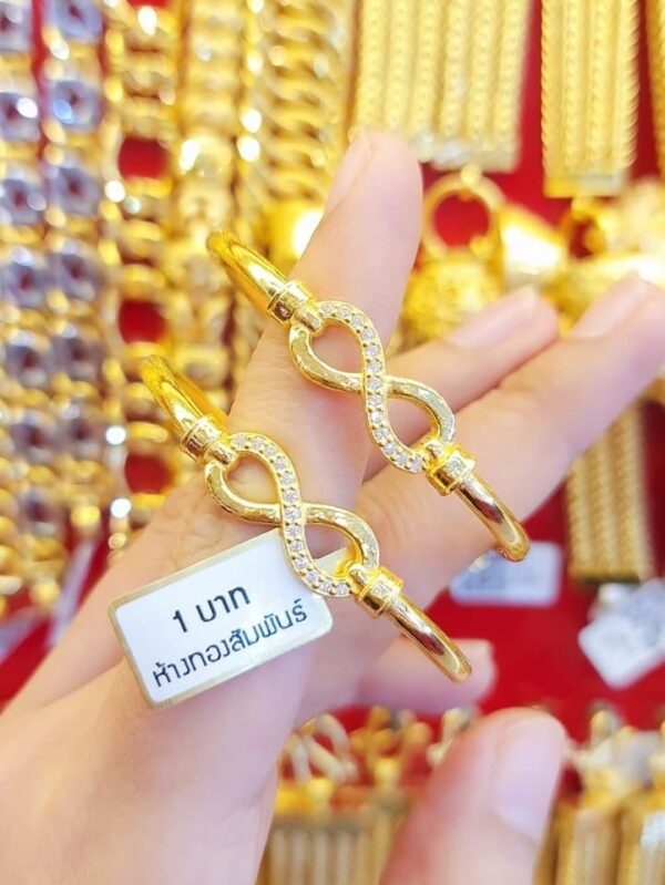 Infinity Legend Thailand Gold 23K Bangle.