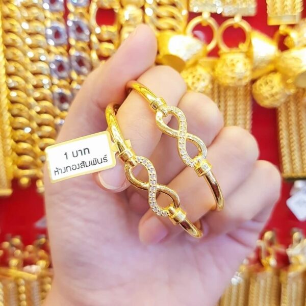 Infinity Legend Thailand Gold 23K Bangle. - Image 2