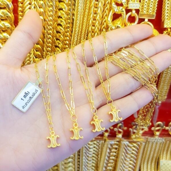 23K Thailand Gold Angel Necklace. - Image 4