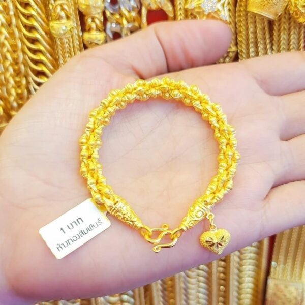 Pure Thailand 23K Gold Eden Bracelet . - Image 3