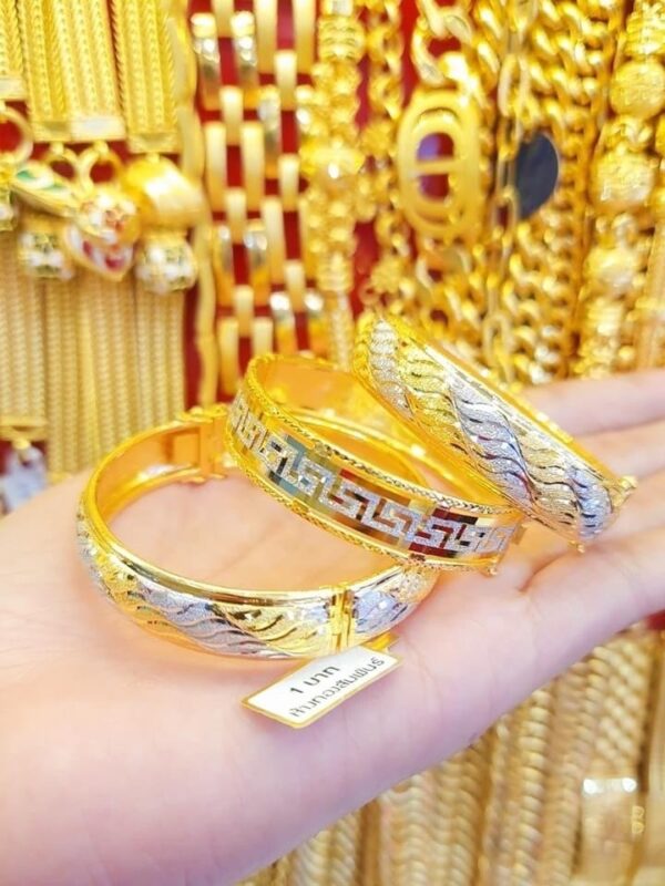 23K Thailand Gold Extravagant Bangle