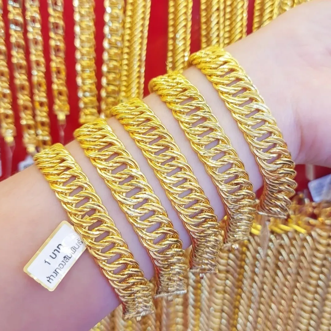 Solid 23K Gold Bracelet 15.2g.